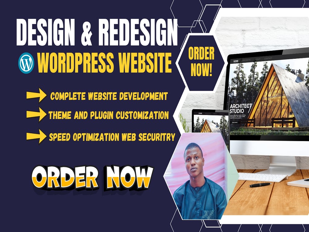 Wordpress website development, build, rebuild, design or redesign ...