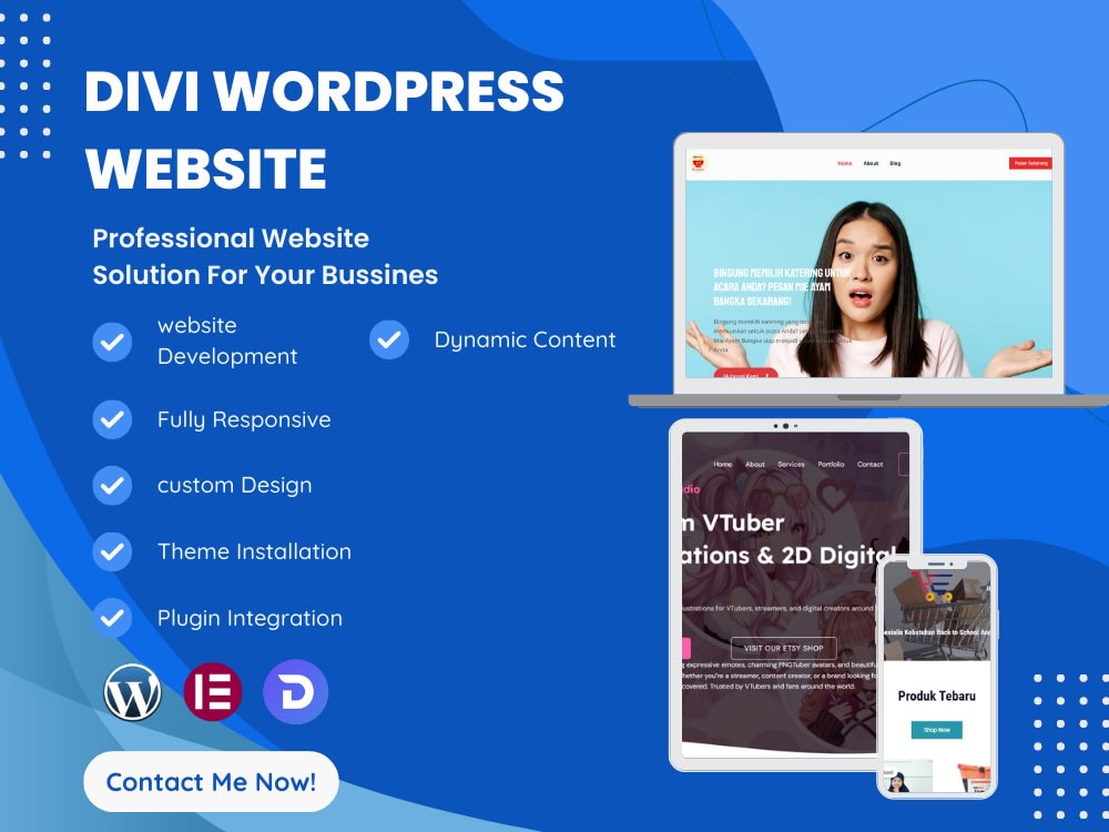 Custom Divi Designs for Fully Responsive WordPress Websites | Upwork