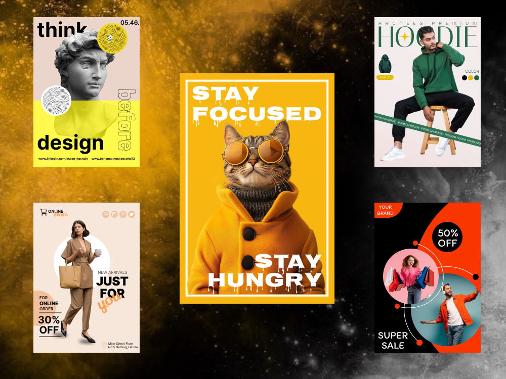 Creative social media posts for Facebook, Instagram, LinkedIn and ...