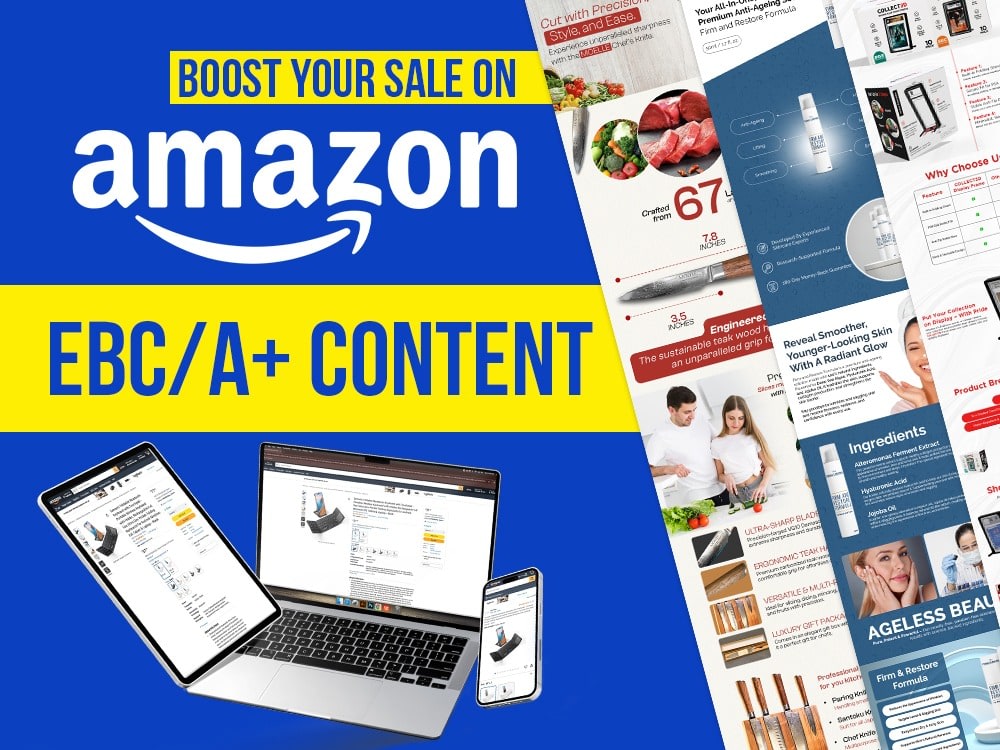 Premium Amazon Enhanced Brand Content (EBC/A+ Content) & Listing Images ...