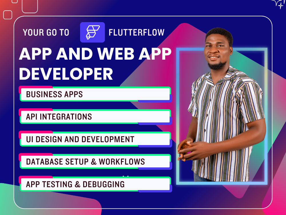 A flutterflow expert, flutterflow mobile and web app, flutterflow ...