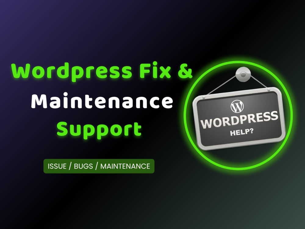 WordPress & Elementor Full Maintenance and Bug Fix Support | Upwork