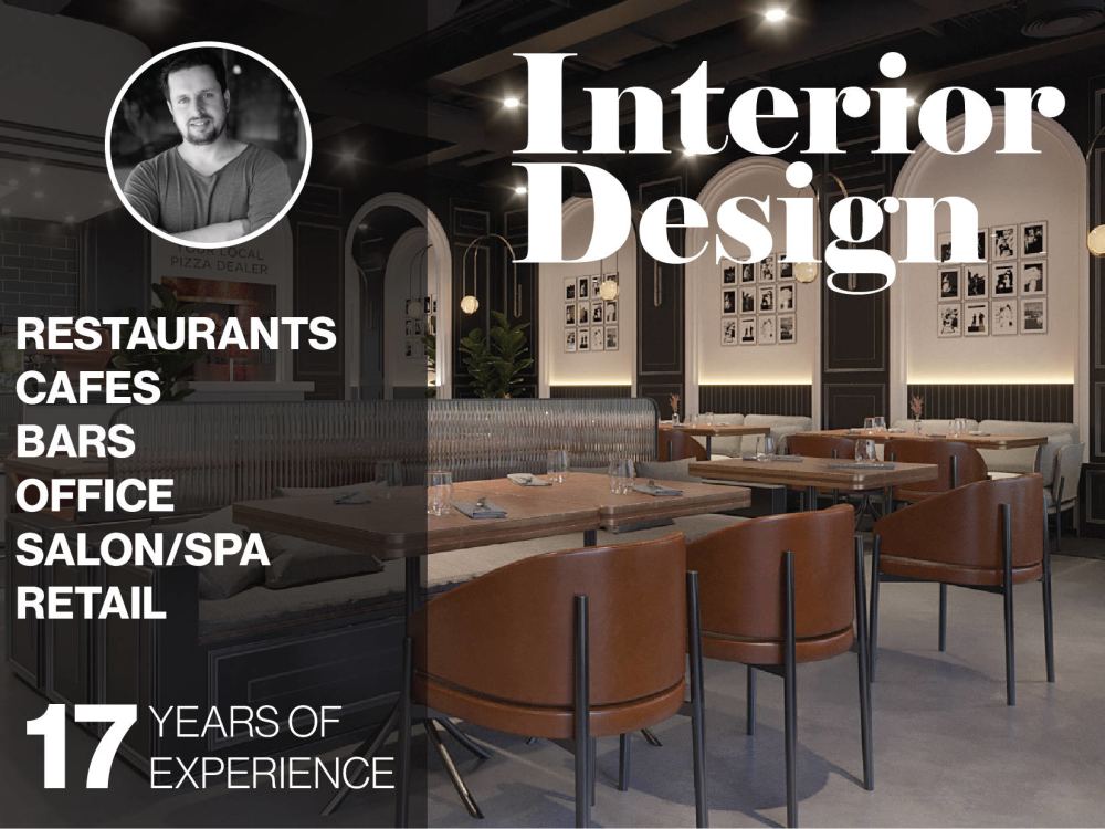I Will Design a Modern, Inviting Café Interior With 3D Renders & Layout ...