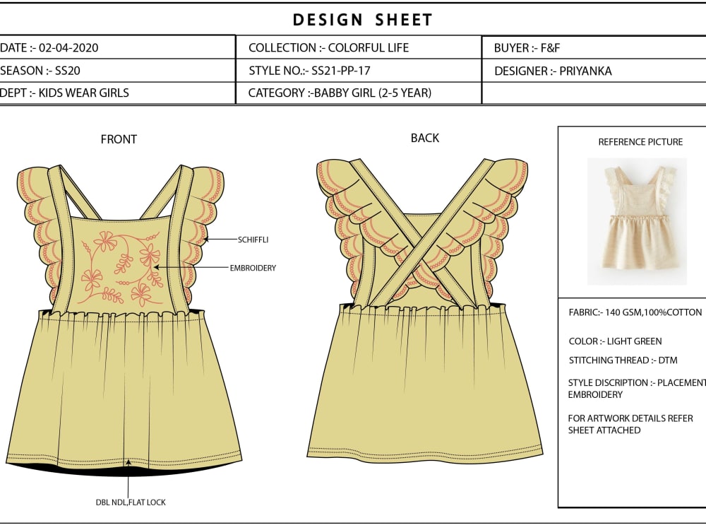 Fashion tech packs, embroidery designs, and branding elements | Upwork