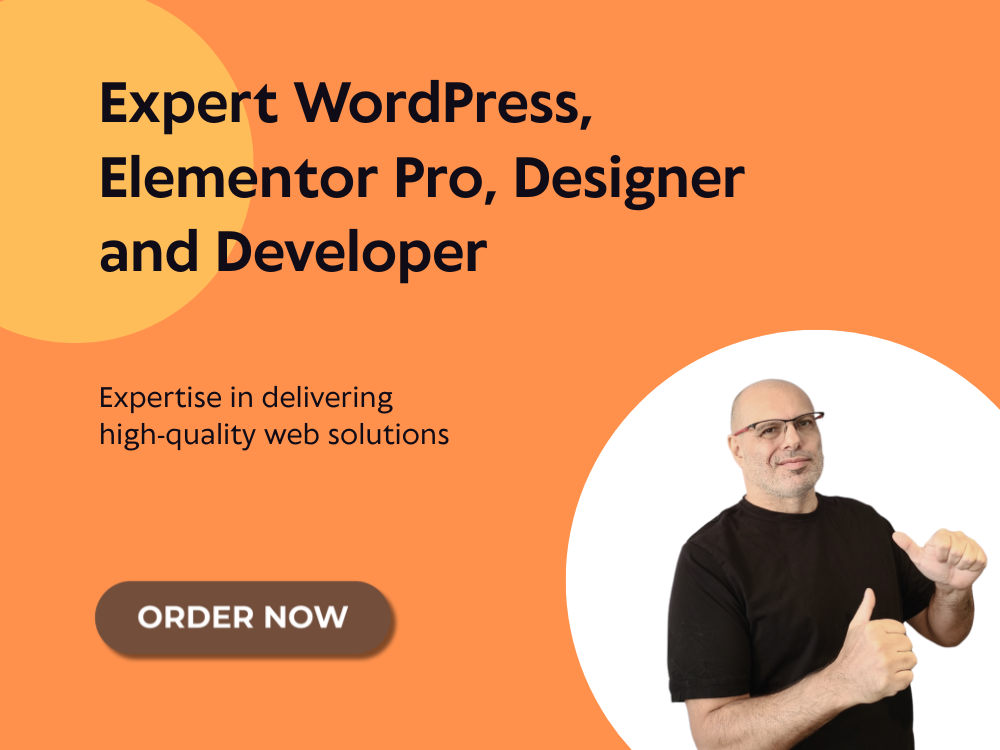 Custom WordPress | Elementor Pro | Design and Development Website | Upwork