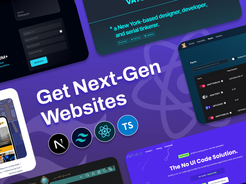 Ai next js react typescript mvp saas websites | Upwork