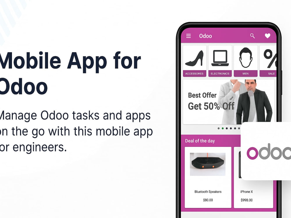A mobile app to manage your odoo app tasks | Upwork