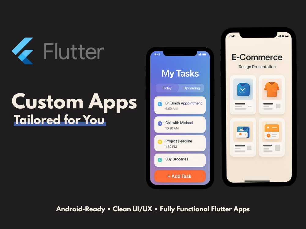 Customised Flutter App for your business | Upwork