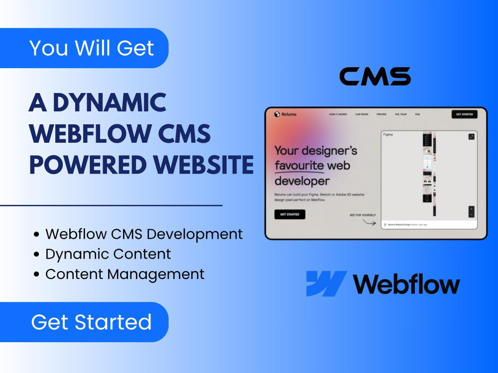 A Dynamic Webflow CMS Powered Website | Upwork