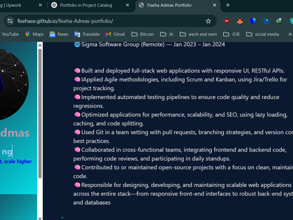 I Will Build a Responsive Full-Stack Web App with Frontend and Backend ...