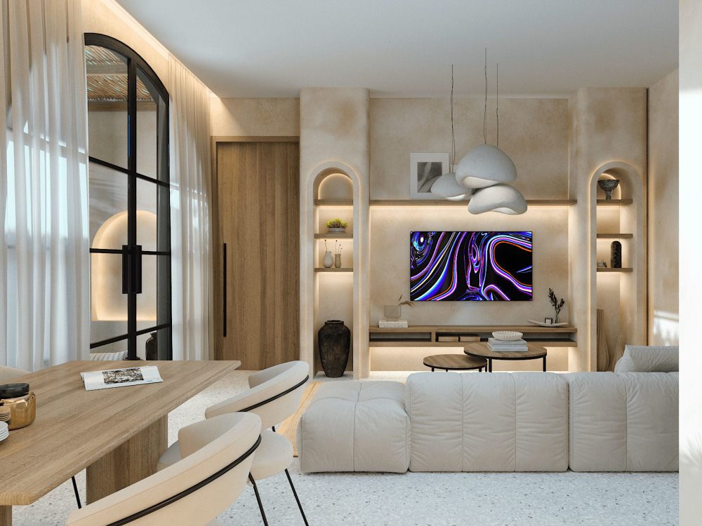 3D design + render of Living Room Interior Design | Upwork