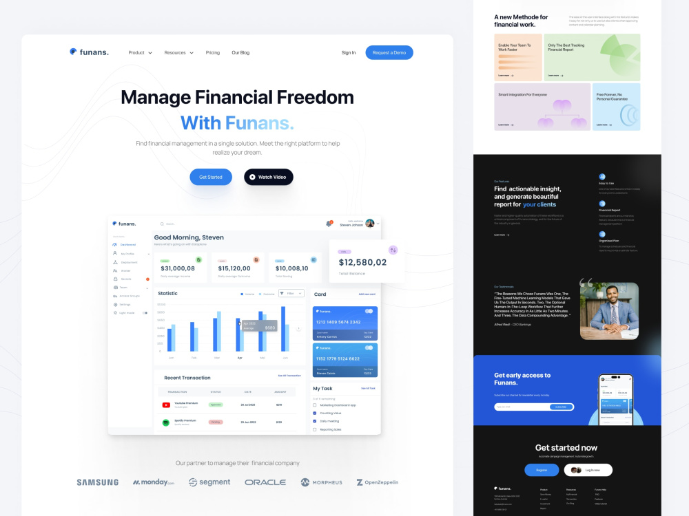 Modern Website and Landing Page Design UI/UX in Figma | Upwork
