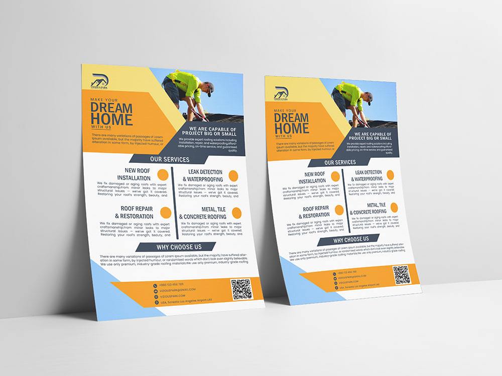 Modern & Eye-Catching Flyer Design for Print or Digital Use | Upwork