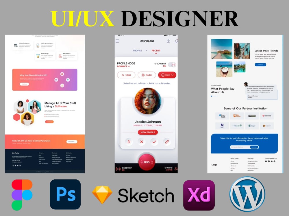 Responsive UI/UX design UI UX Design| Mobile UI UX Designer Figma UI/UX ...