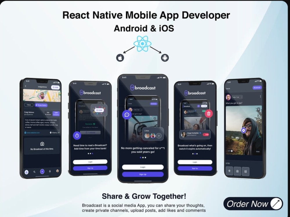 A cross platform user-friendly React Native mobile app | Upwork