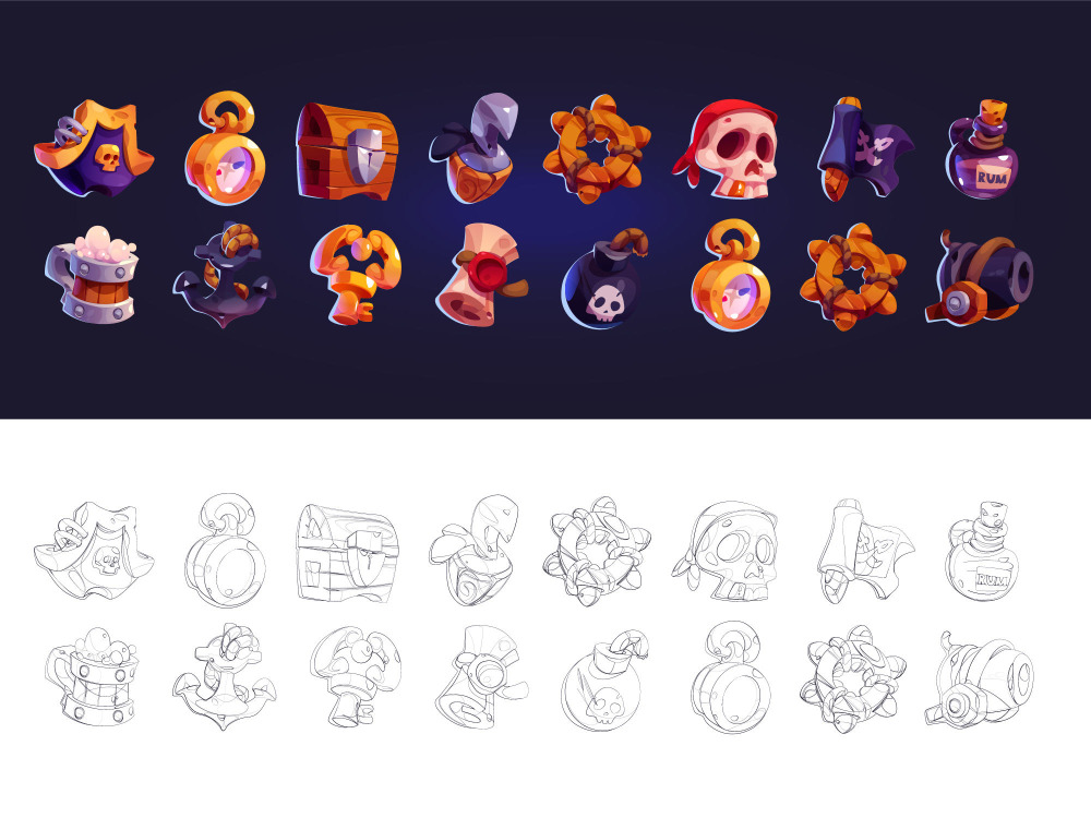 Creative Assets and Magical objects for 2D Games | Upwork