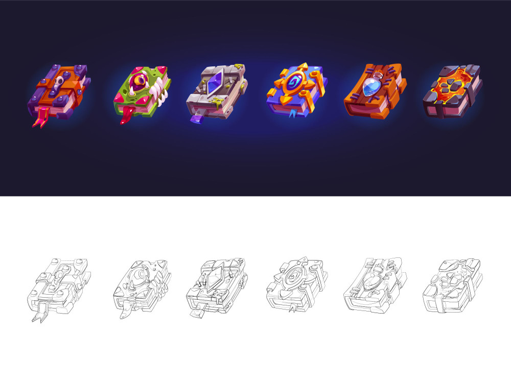 Creative Assets and Magical objects for 2D Games | Upwork