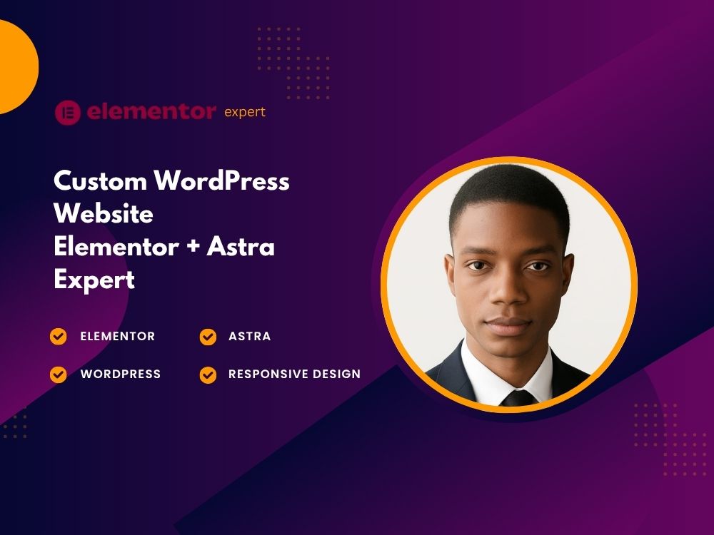 Custom WordPress Website Using Elementor and Astra | Upwork