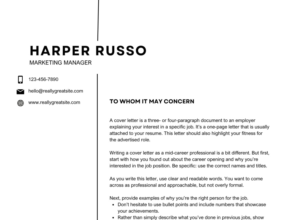 Professional CV Cover Letter - Rvggcadyi7tcwmeid4nl