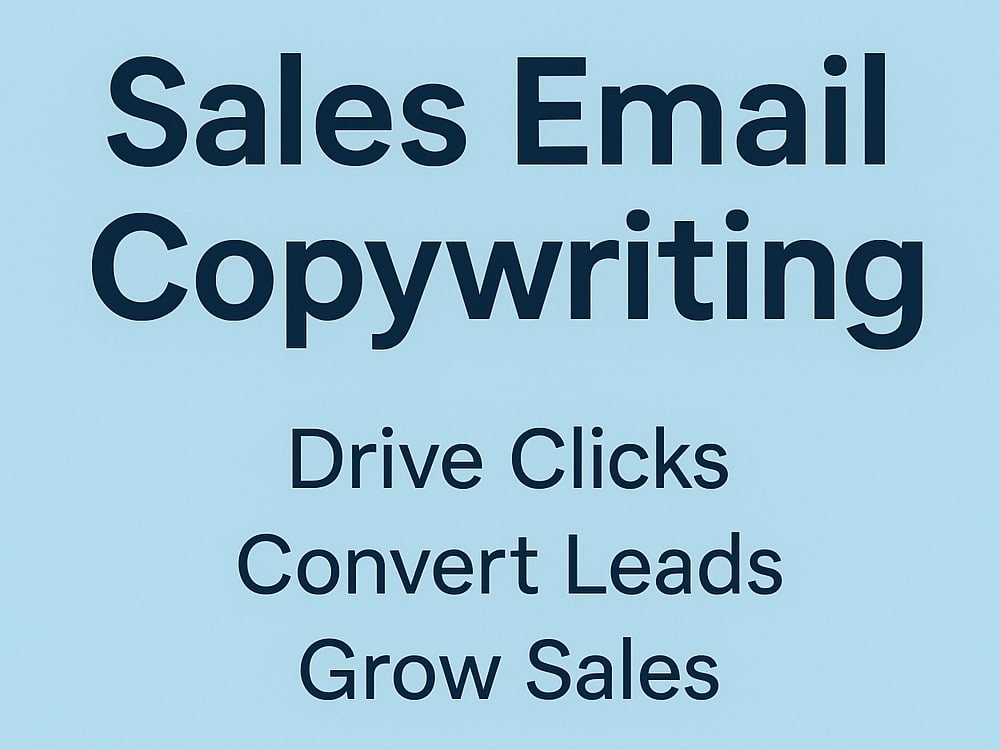 Sales emails that convert prospects into buyers | Upwork