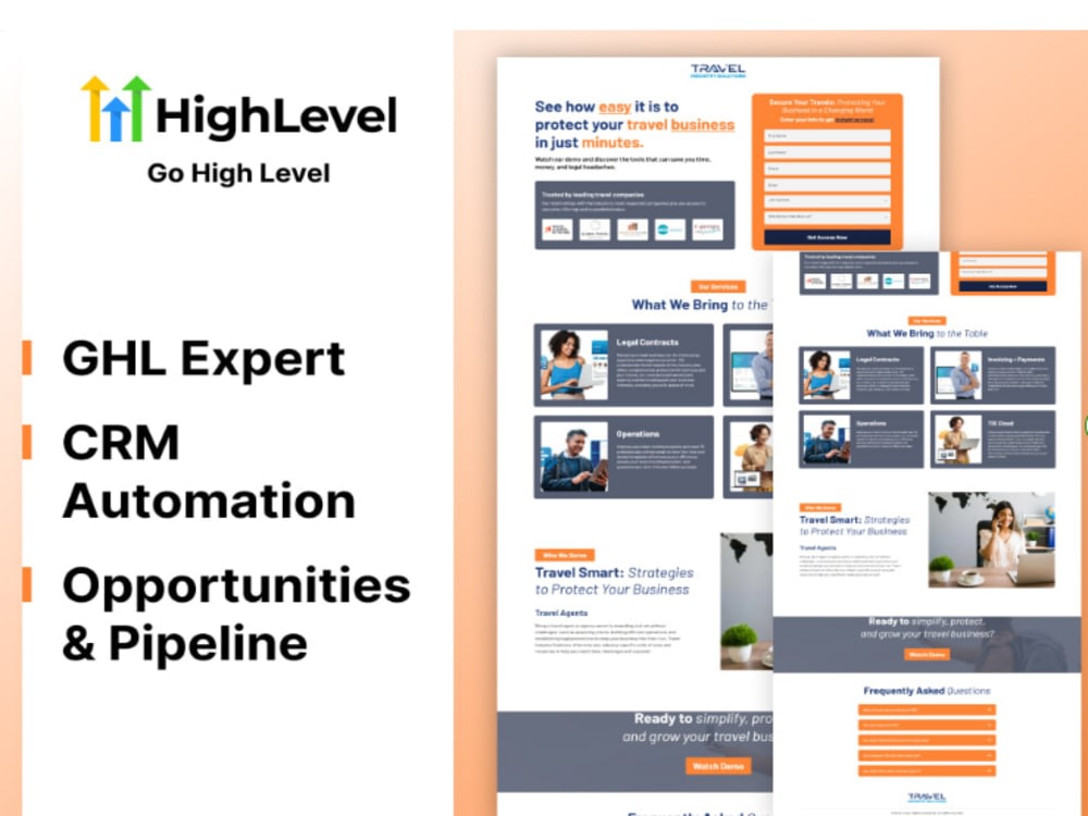 GoHighLevel Expert | Sales Funnel | Click funnel | CRM Automation | Upwork