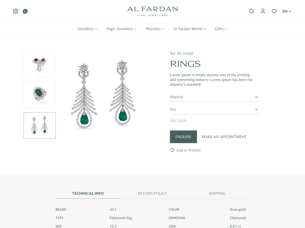 High End E Commerce Website Design UX CRO Luxury Branding Figma high-end-e-commerce-website-design-ux-cro-luxury-branding-figma