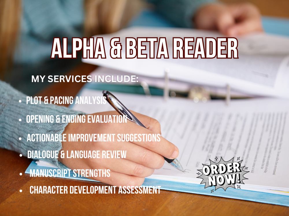 Alpha reading, beta reading, and critique your manuscripts | Upwork