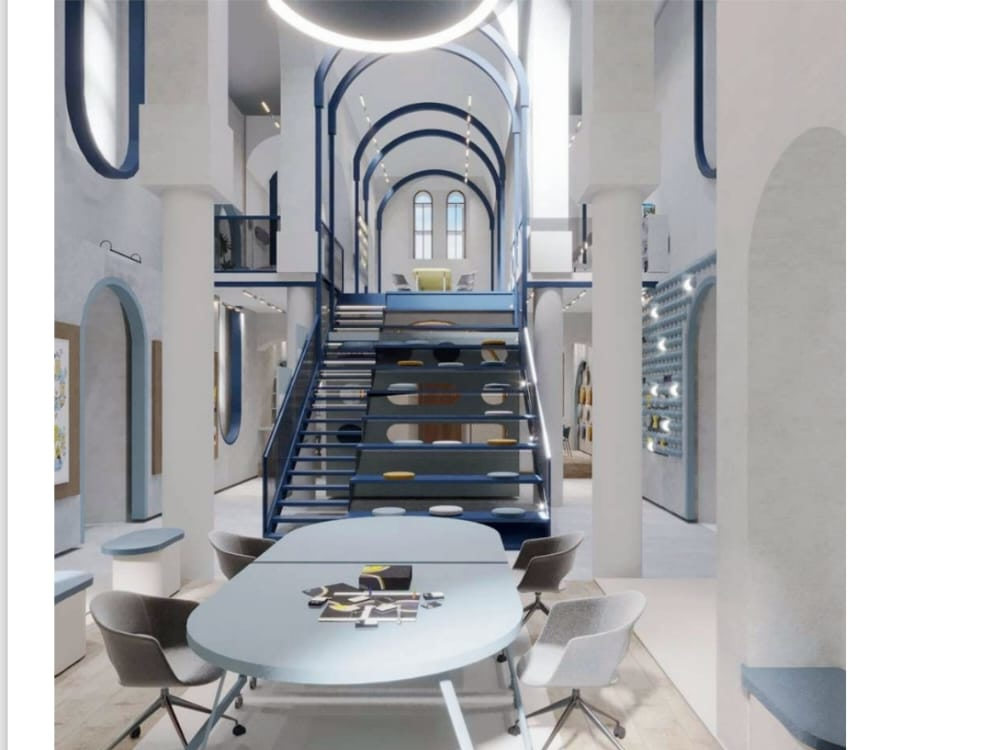 Fully designed interior project with material selection and all details ...