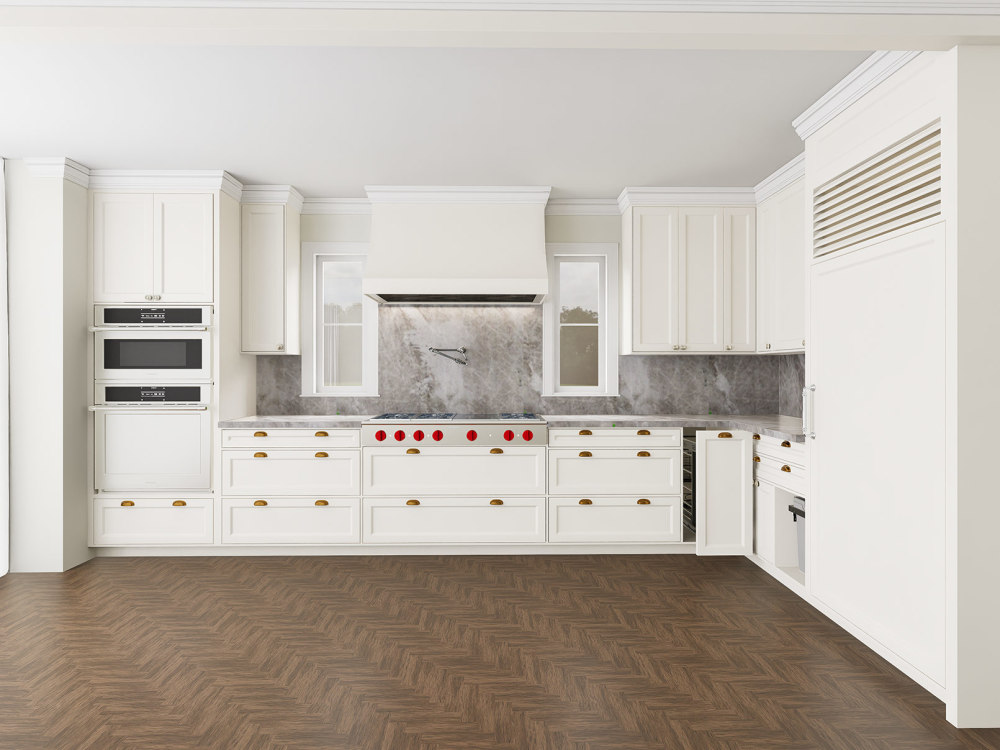 Kitchen Millwork Cabinet Shop Drawings with Photorealistic Renders | Upwork