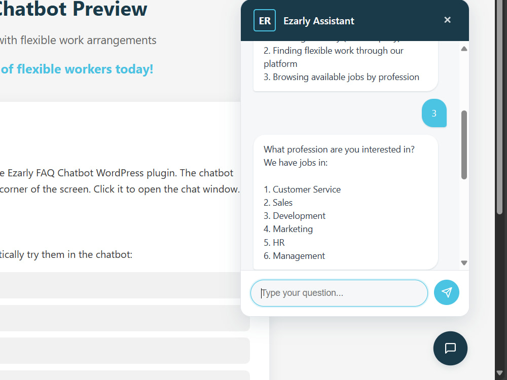 Your own plugin of chatbot for your WordPress website | Upwork