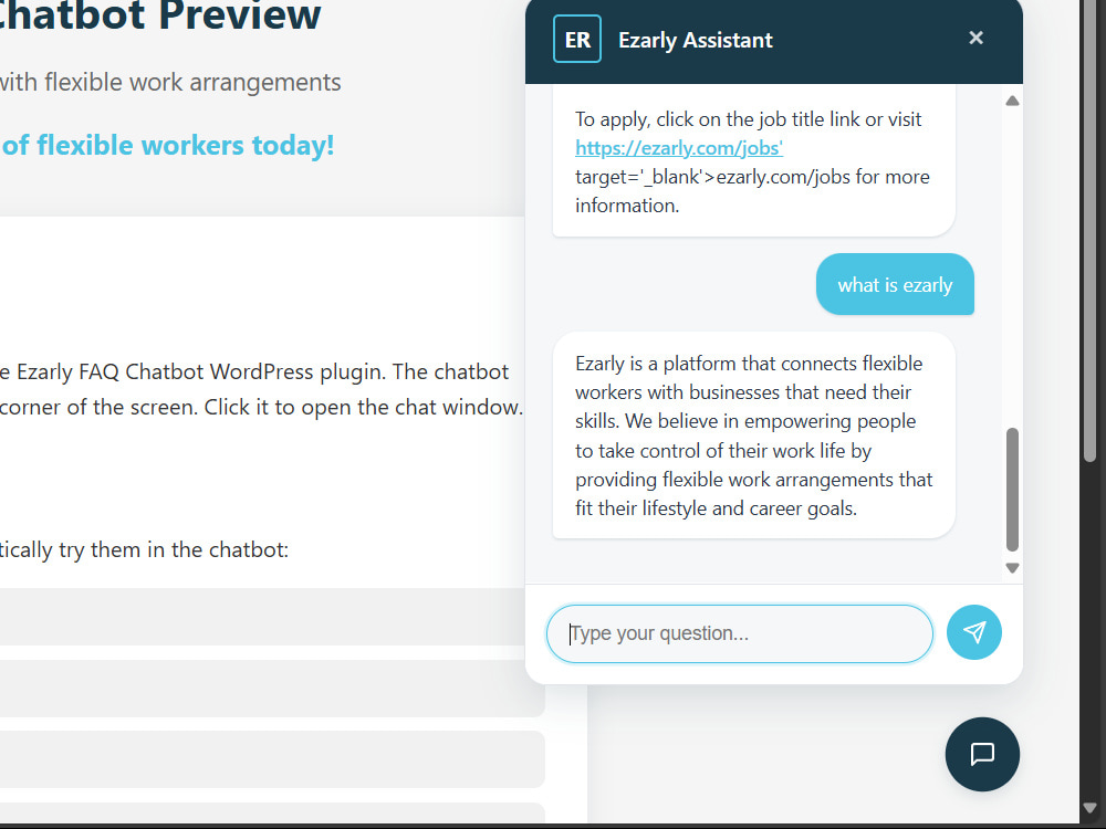 Your own plugin of chatbot for your WordPress website | Upwork