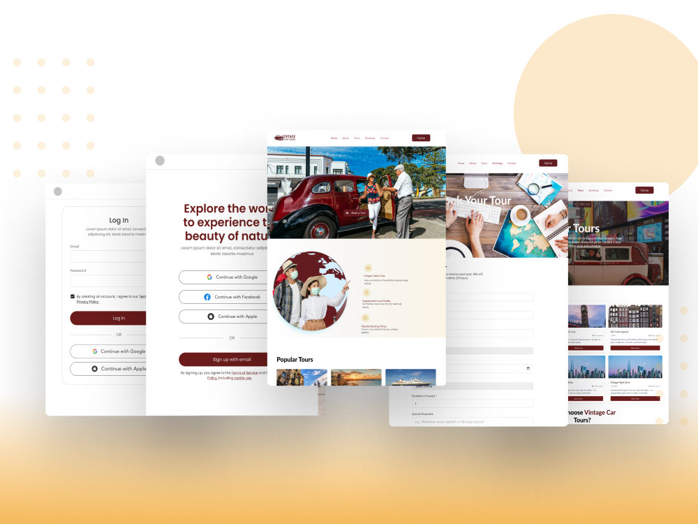 Single Page Website | React & Tailwind CSS | Upwork