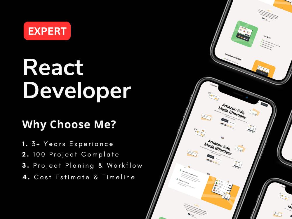 React Developer Expert | Front End Developer | ReactJS | Upwork