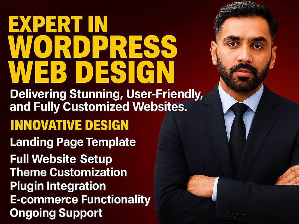Custom WordPress Web Design | Upwork
