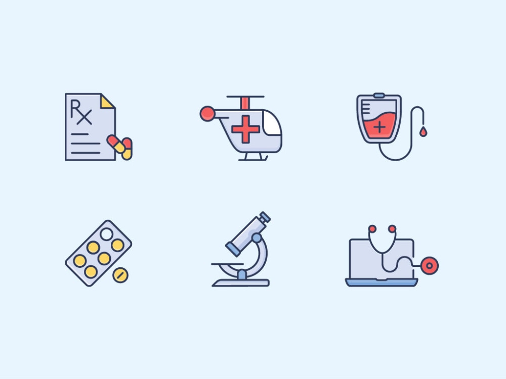 Custom flat icon set for apps, websites, or branding | Upwork