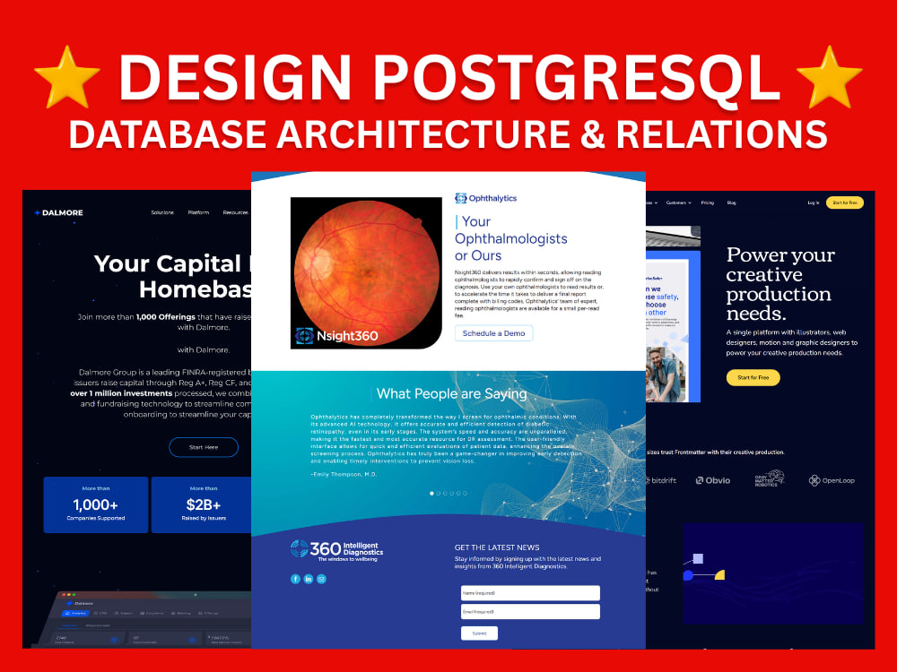 Design PostgreSQL Database Architecture with Indexes & Relations | Upwork