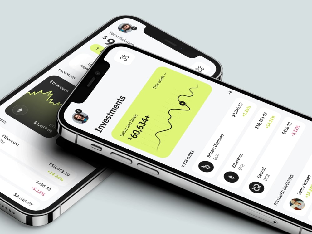 Modern UX/UI design for Finance & Banking Apps | Upwork