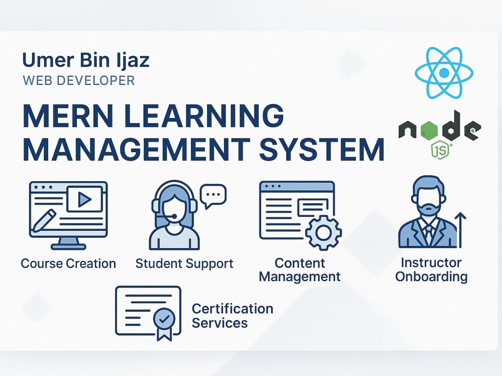 MERN Stack Learning Management system (LMS) Development | Learning ...