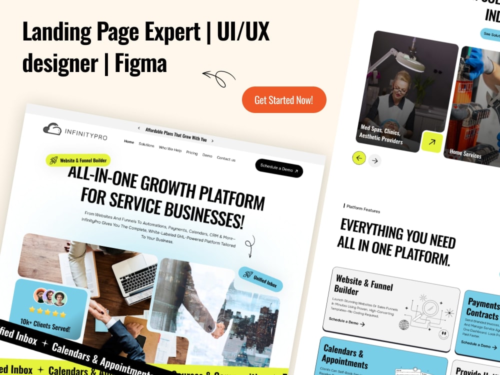 UI/UX design | UI/UX Designer | Landing Page Expert | Responsive Design ...