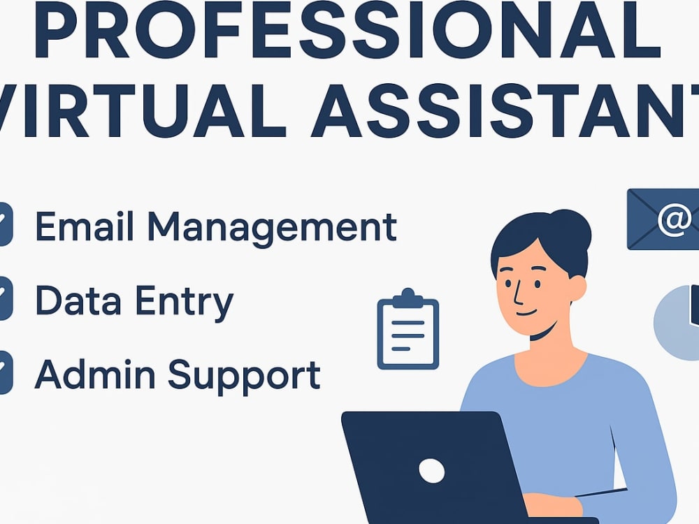Virtual Assistant Email Address Examples Reliable Virtual Assistant for Data Entry, Email & Admin Tasks | Upwork