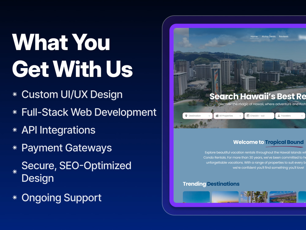 Custom website development using full stack php laravel | Upwork