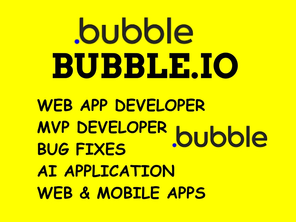 Bubbleio developer bubble expert bubble mobile app bubble website ...