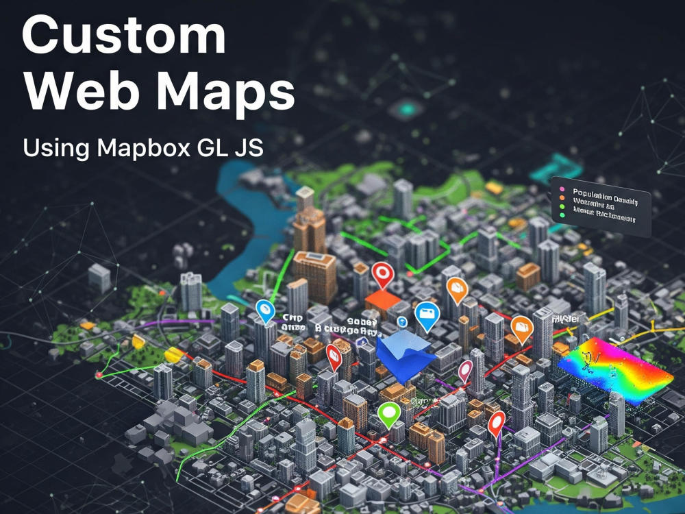 A Custom Webmap Using Mapbox GL JS with Advanced Features | Upwork
