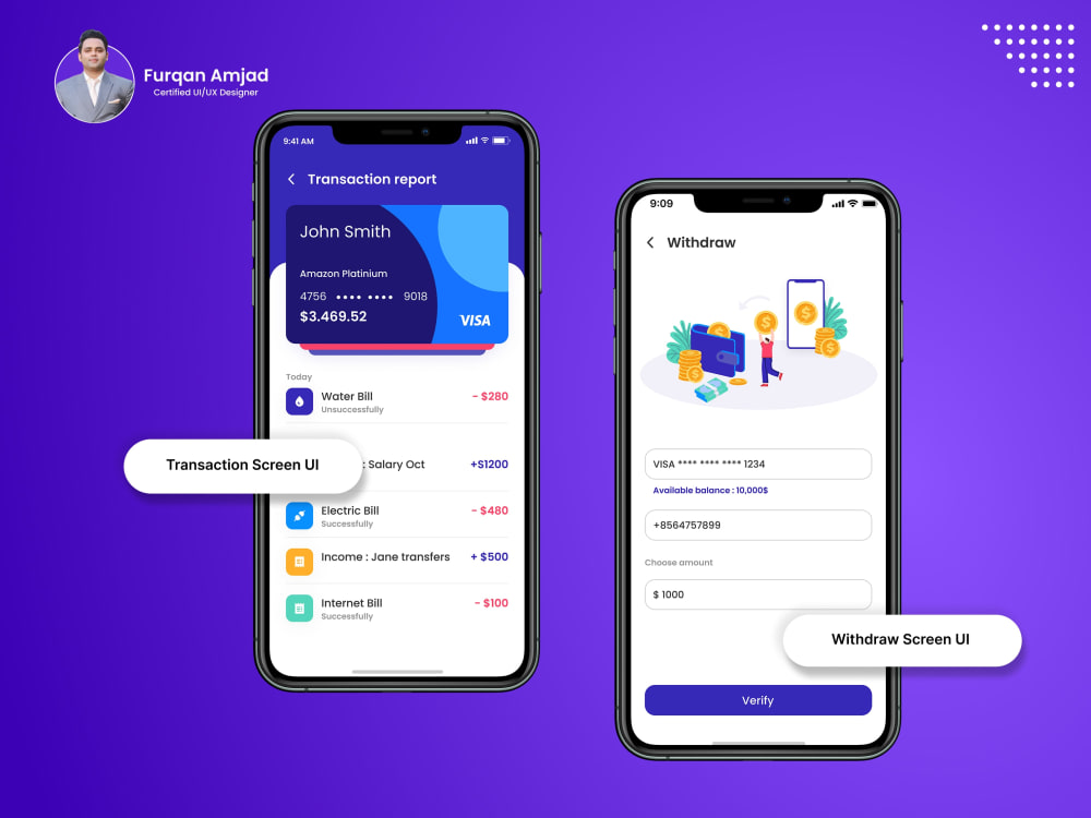 Mobile App UI/UX Designer | Mobile App UI Design | Figma Pro | Upwork