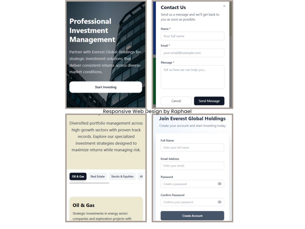 A modern responsive website using React, Tailwind, and Supabase | Upwork