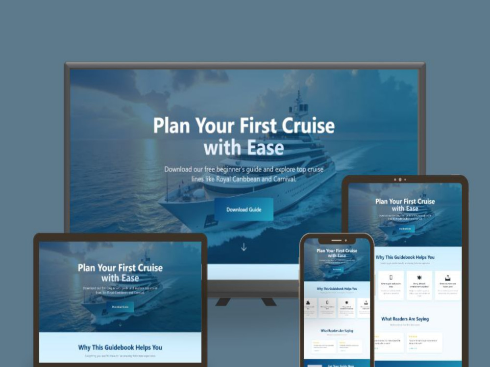 A modern and responsive landing page design that converts | Upwork
