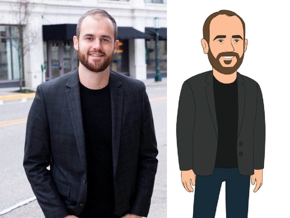 A custom animated character designed from a real person | Upwork