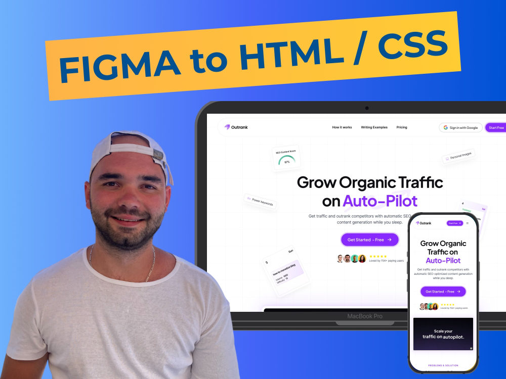 Figma to HTML CSS | Upwork