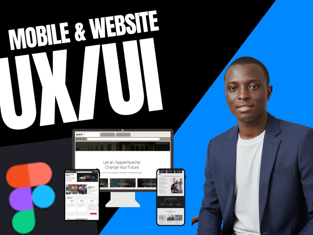 Responsive UX/UI design for your Mobile app, Website prototyping ...