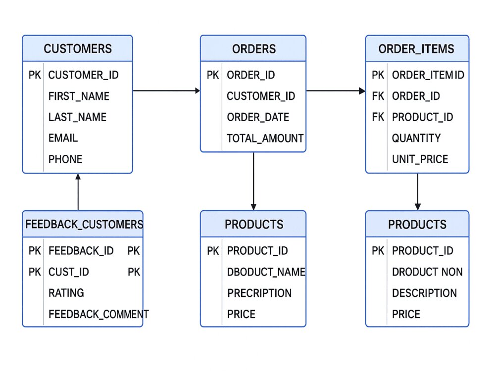 Sql queries, sql database project, er diagram | Upwork